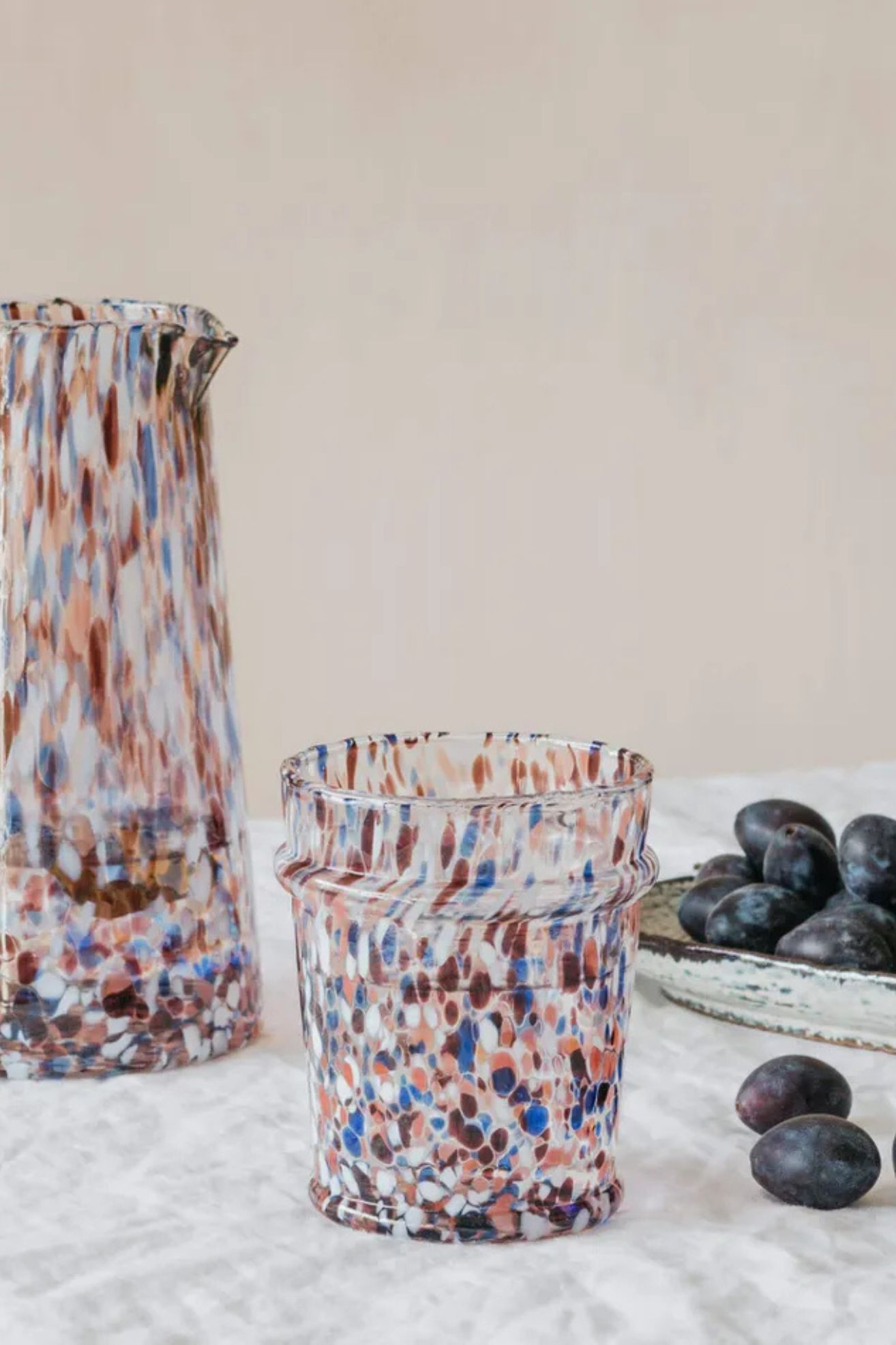Graham &amp;amp; Green, Orange Speckled Glass
