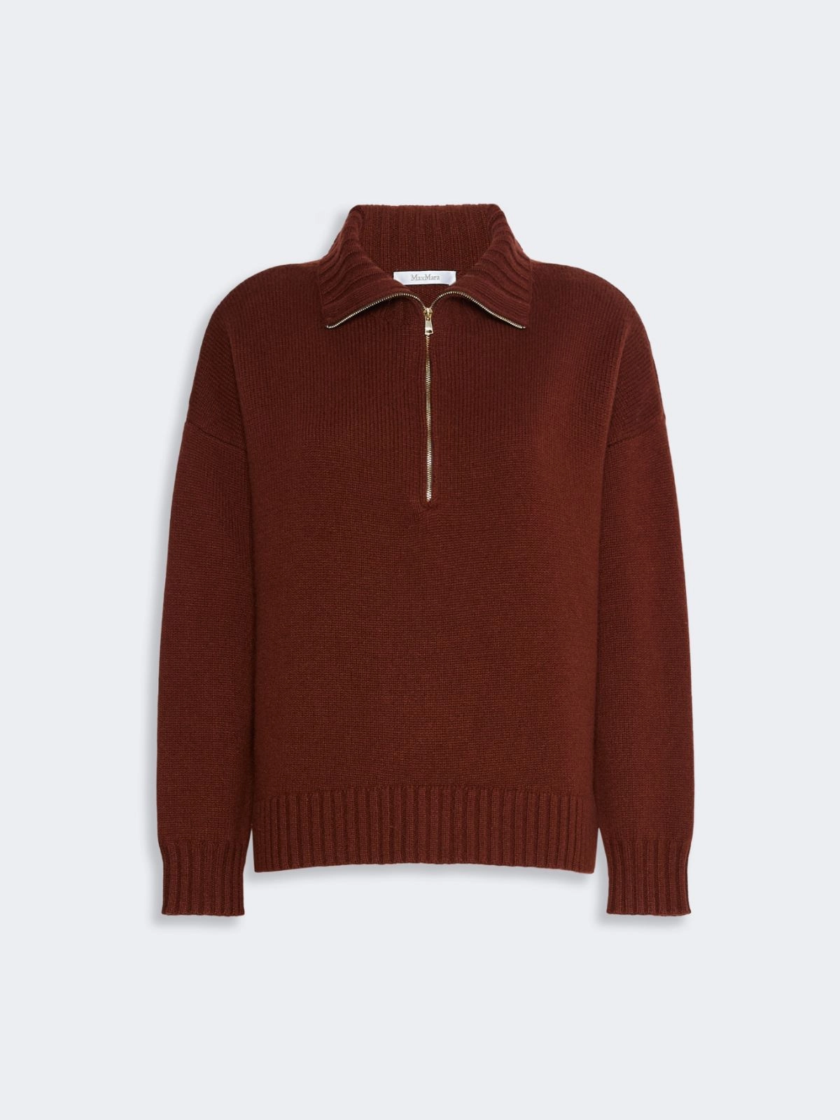 Max Mara, Cashmere Yarn High-Neck Sweater