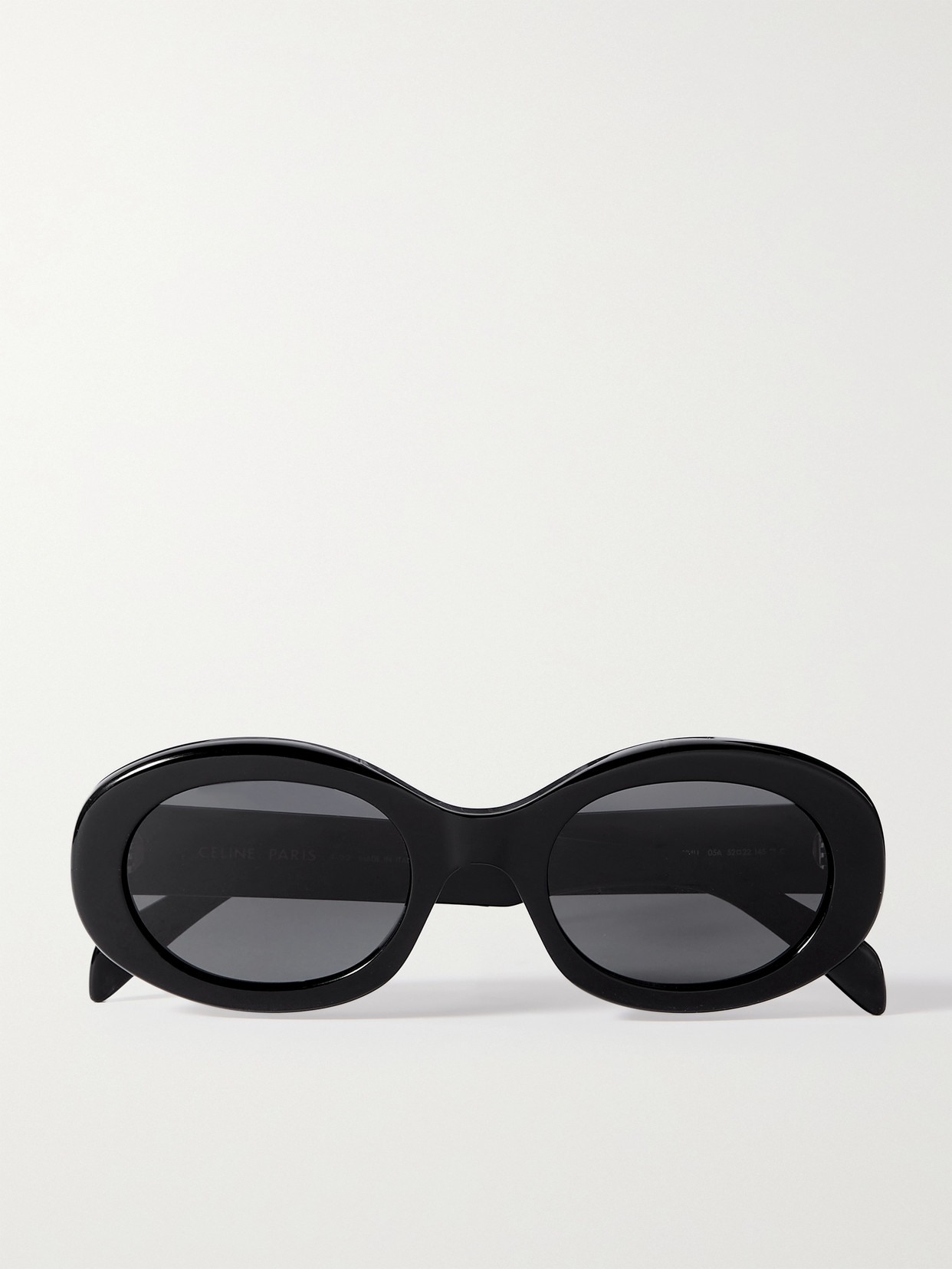 Triomphe Oval-Frame Acetate Sunglasses