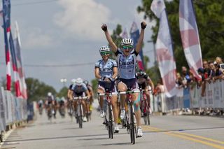 Megan Guarnier (Tibco) wins the USA women's road race title