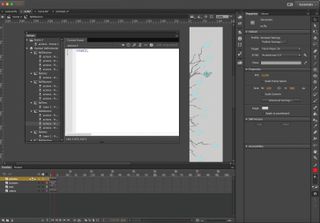 Flash tree navigation in Adobe Animate CC 2018