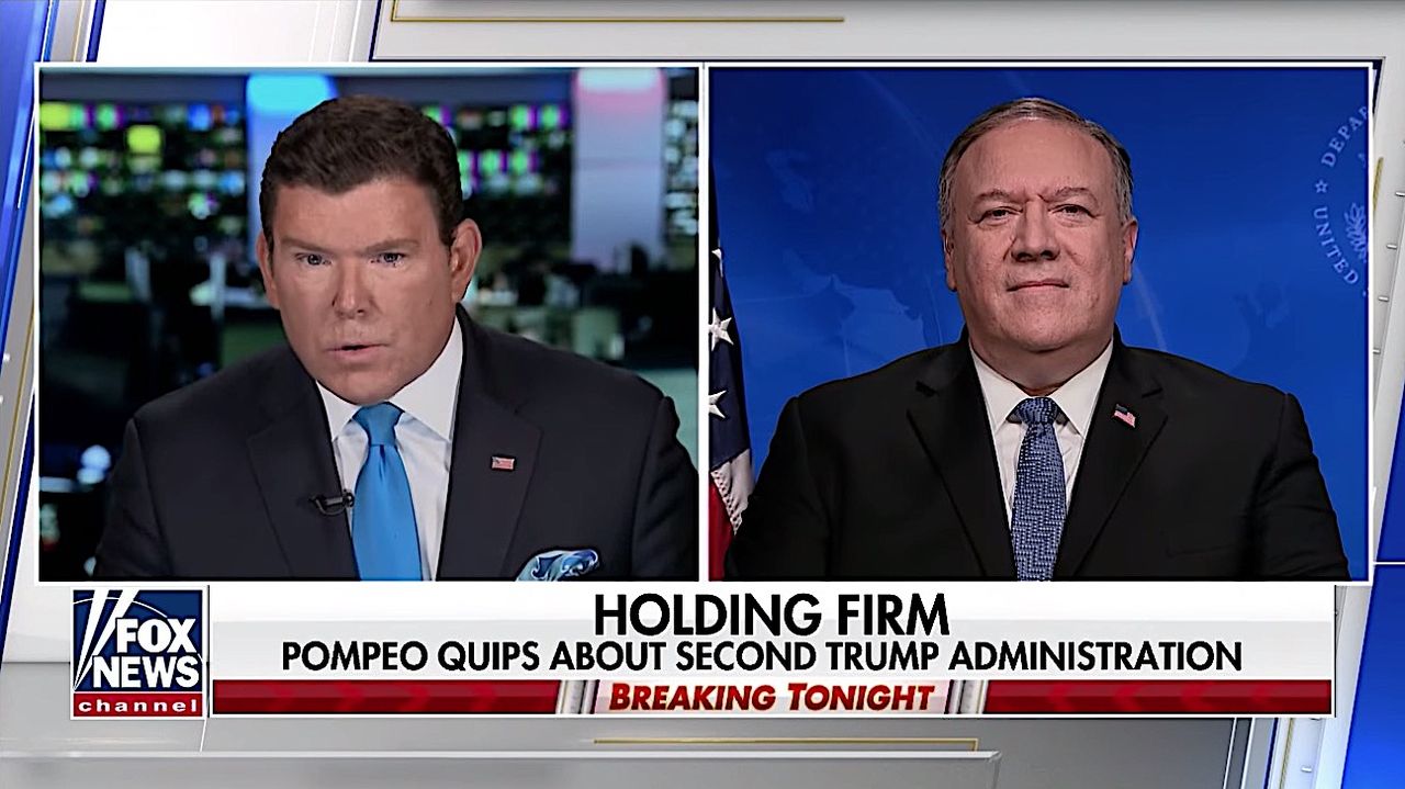 Mike Pompeo and Bret Baier