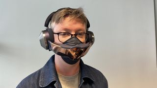 The Dyson Zone portable air purifier mask