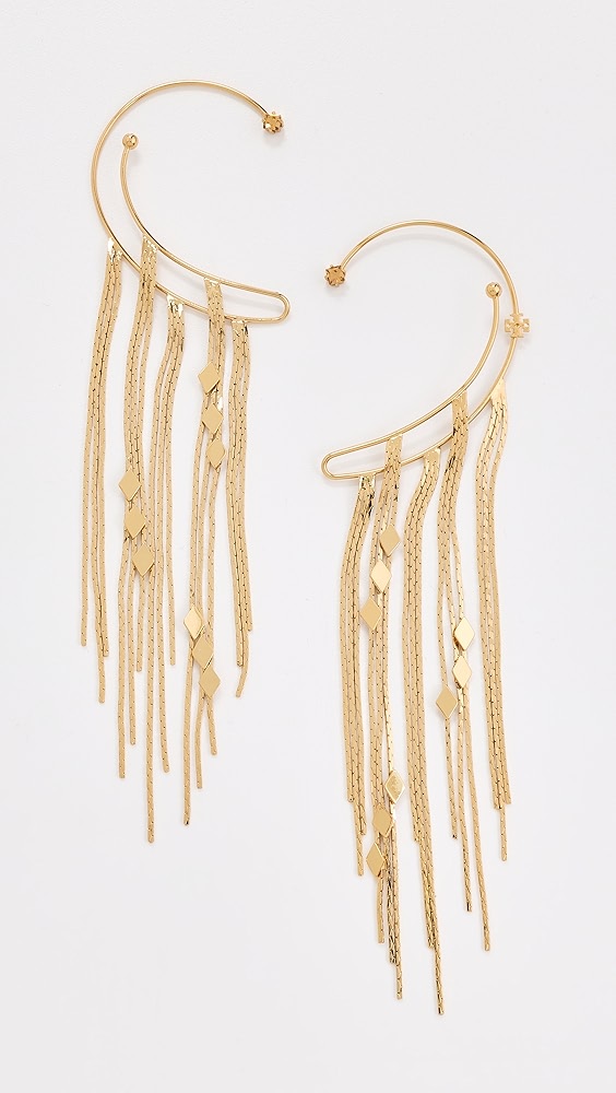 Tory Burch Runway Chain Ear Cuffs