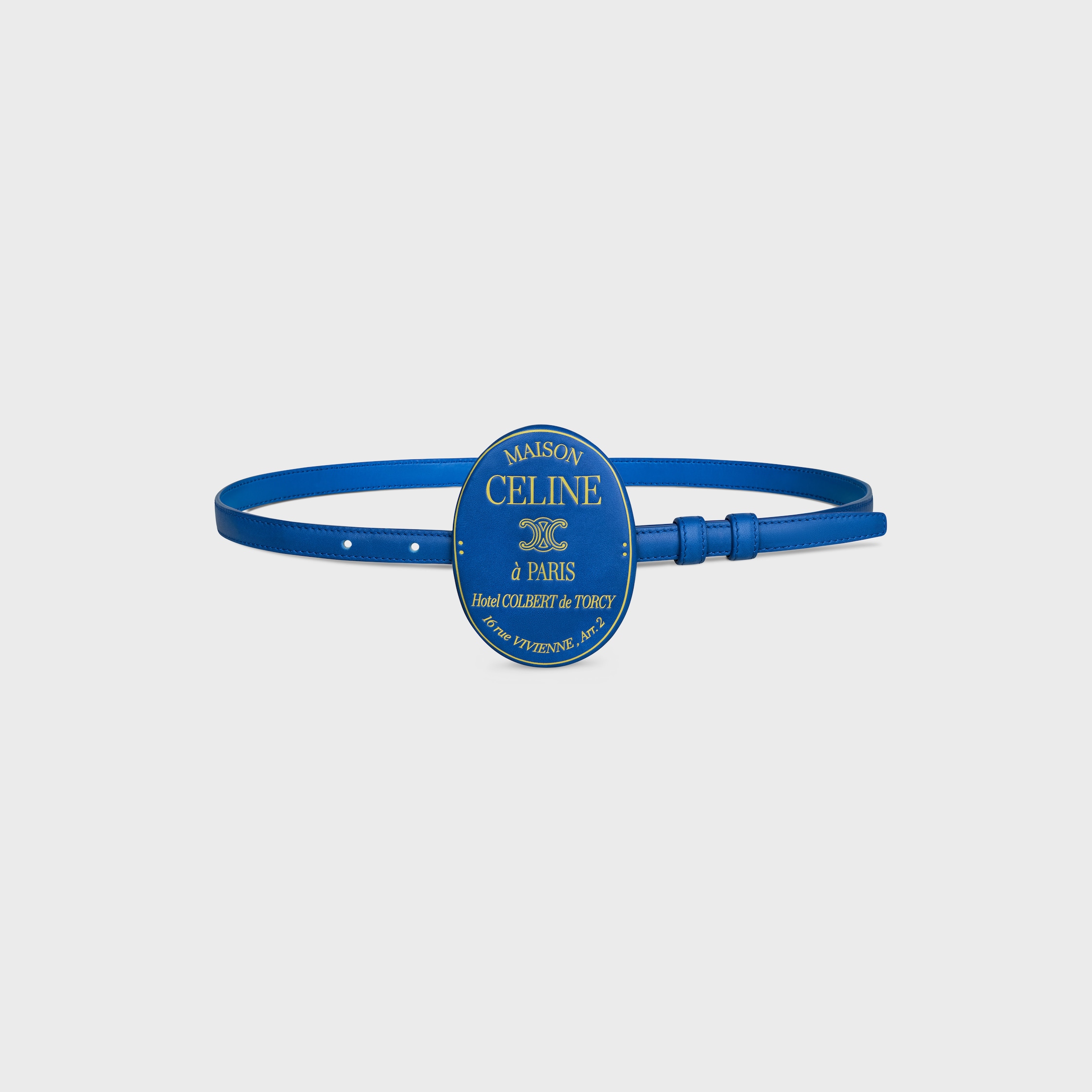 Maison Celine Belt 13mm in Smooth Calfskin