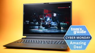 Alienware m18 R2 with Tom's Guide Cyber Monday badge