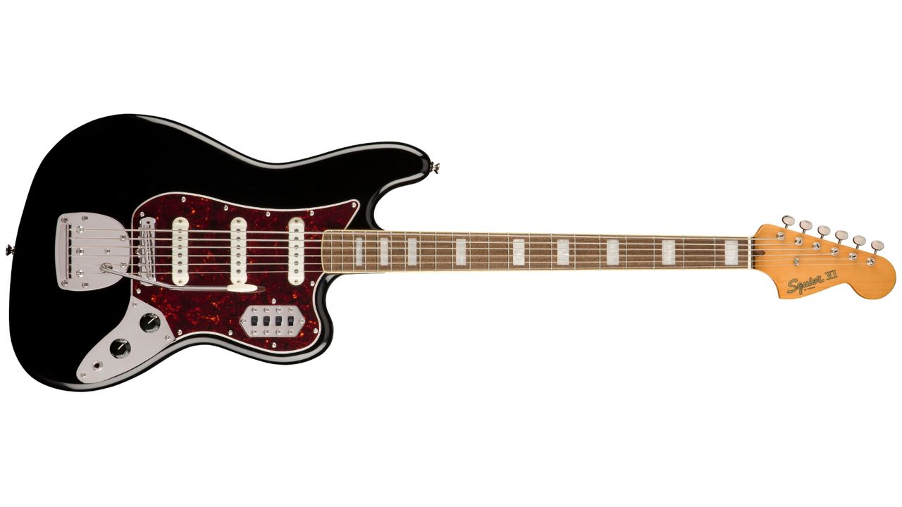 Fender Squier Classic Vibe Bass VI in Black finish