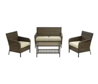 Hampton Bay 4-Piece Patio Wicker Set: was $599 now $159 @ Home Depot