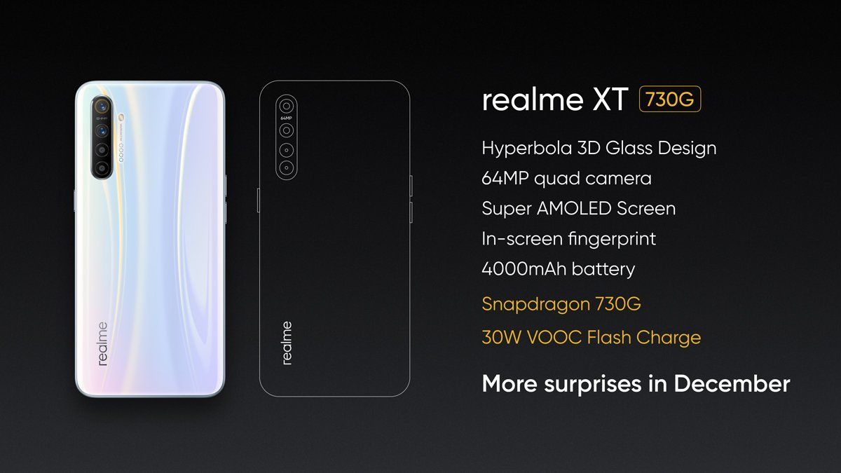 Realme Xt 730g With 30w Vooc Charging Teased Launch Set For December Techradar