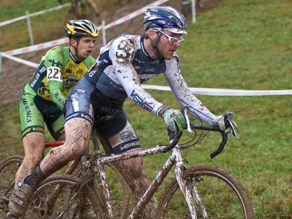 Keeping the glasses low to block the mud was the hot set-up.