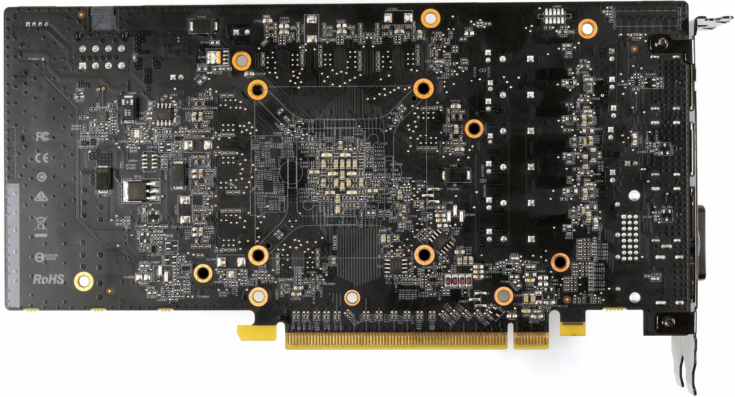 Board Layout & Power Supply - ASRock Phantom Gaming X Radeon RX580 8G