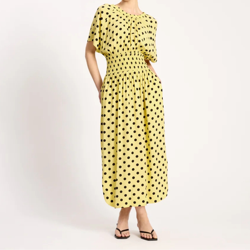 Iconic Yellow Spot Dress - 8