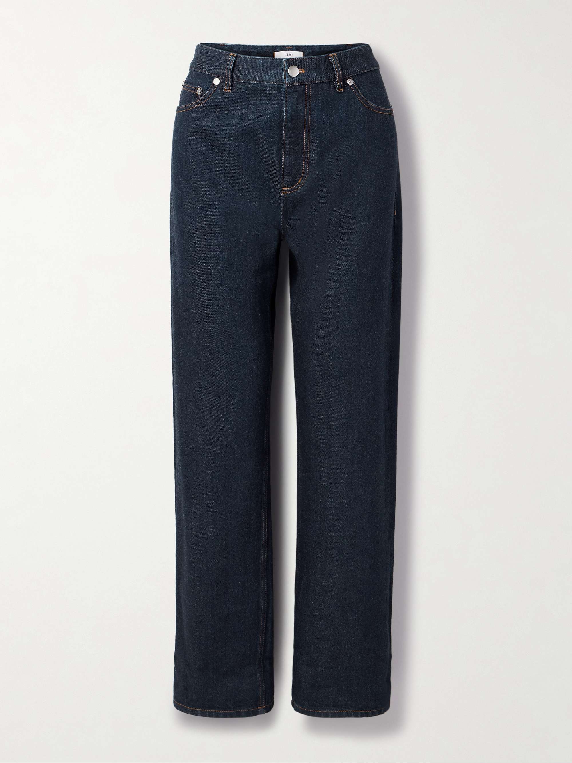 Alec High-Rise Straight-Leg Jeans