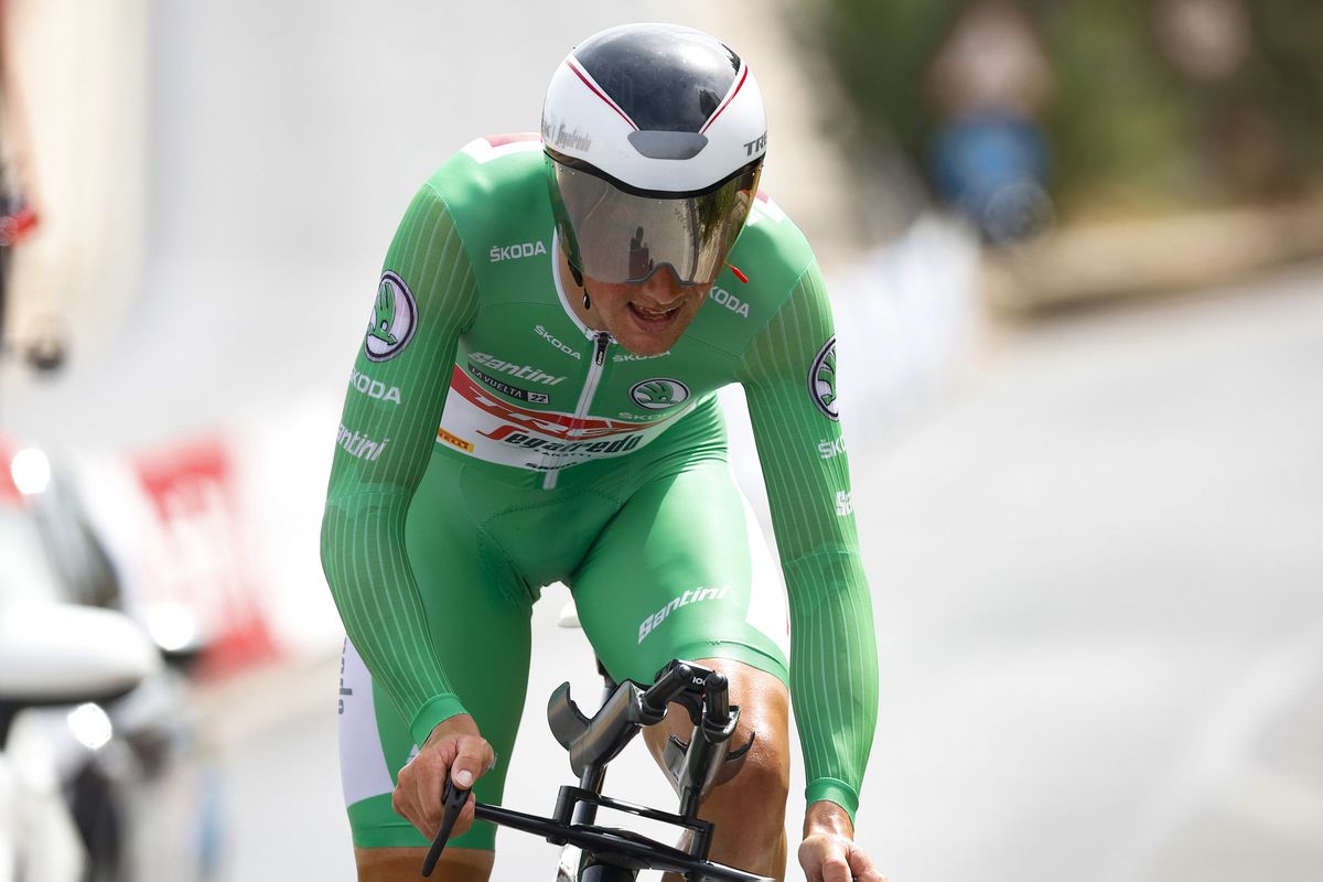 Vuelta Espana 2022 - 77th edition - 10th stage - Elche - Alicante 30,9 km - 30/08/2022 - Mads Pedersen (DEN - Trek - Segafredo) - photo Rafa Gomez/SprintCyclingAgency&Acirc;&copy;2022