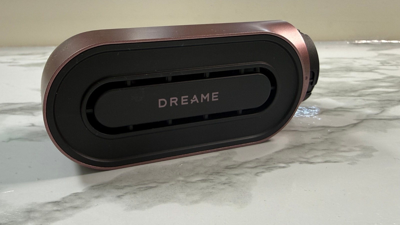 Dreame AirStyle Era fast dryer attachment viewed from the front showing the airflow outlet