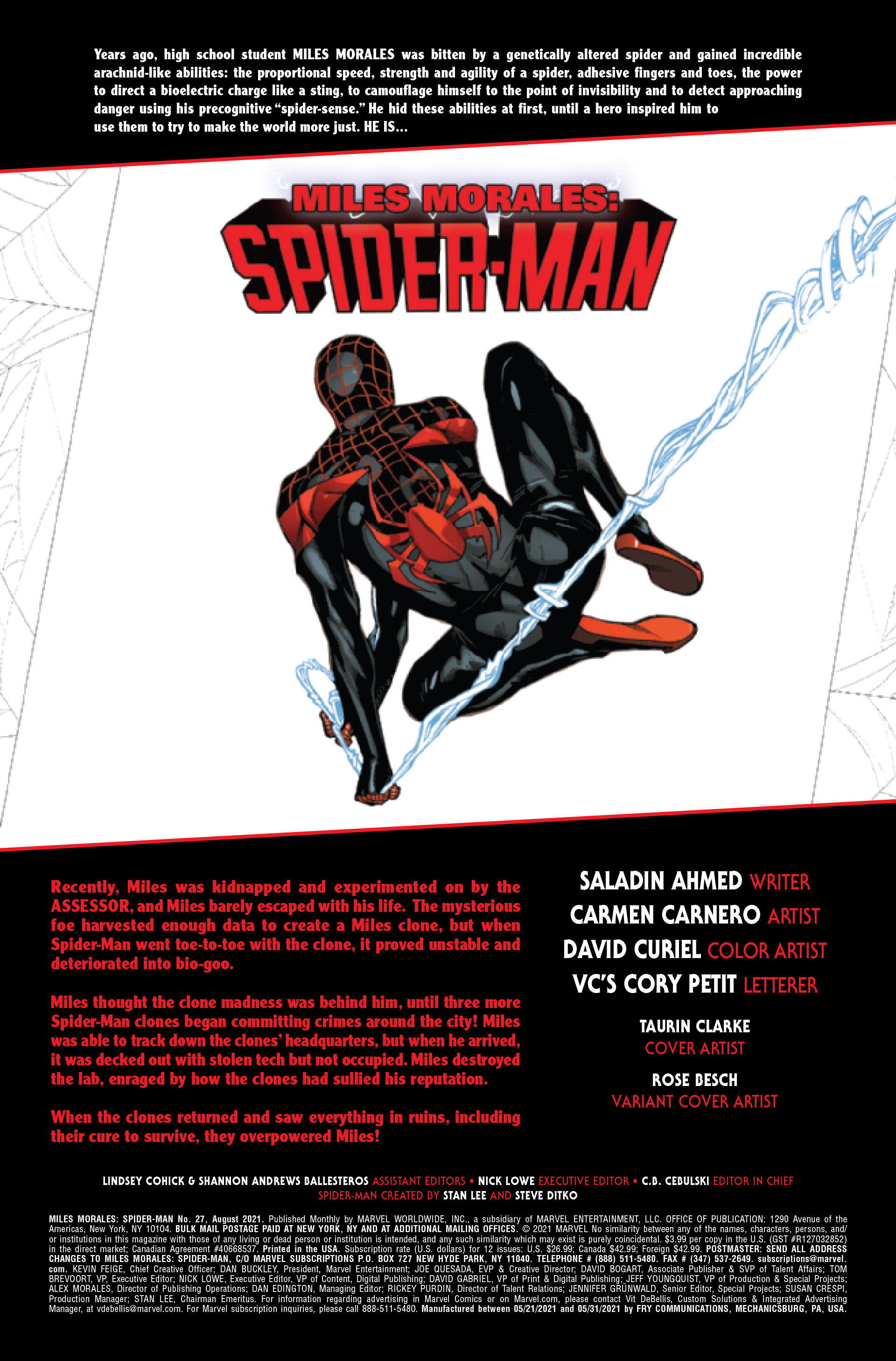 Miles Morales: Spider-Man #27