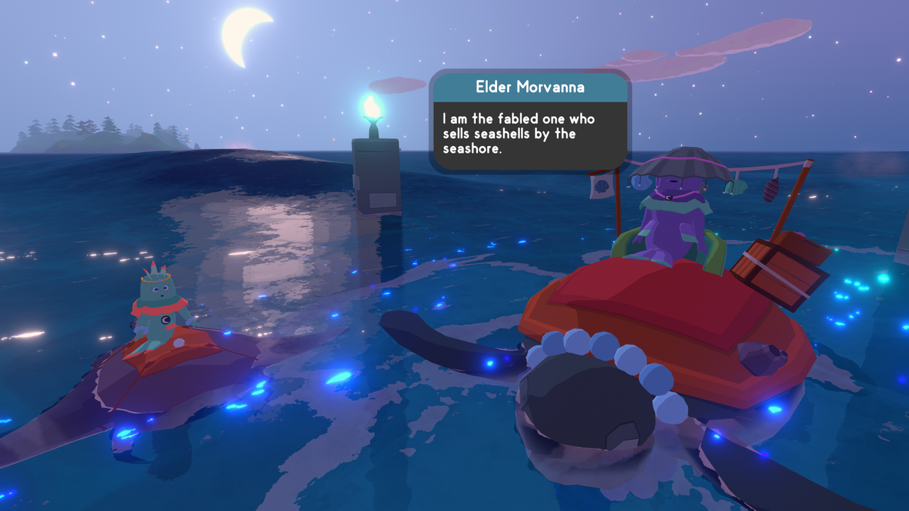 Image of ships in a colorful sea from game Sail Forth