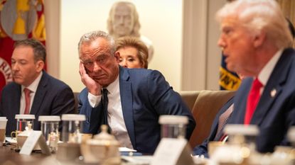 Health Secretary Robert F. Kennedy Jr. attends Cabinet meeting with President Donald Trump
