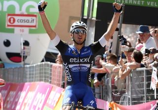 Gianluca Brambilla wins stage eight of the 2016 Giro d'Italia