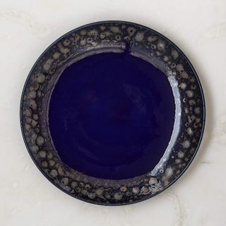 cobalt blue dinner plate