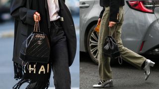 Chanel backpacks street style