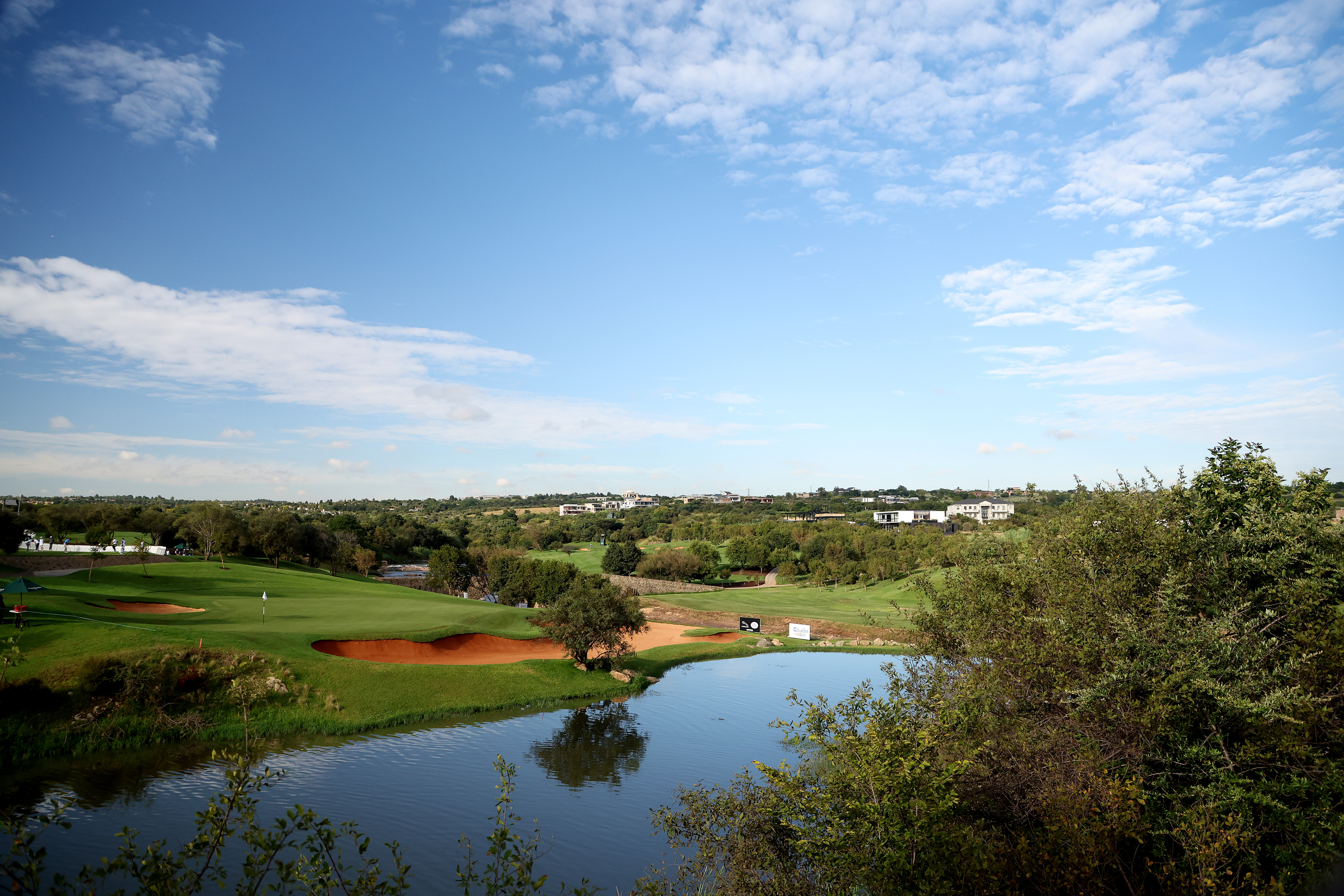 A general view of the ninth green at The Club at Steyn City