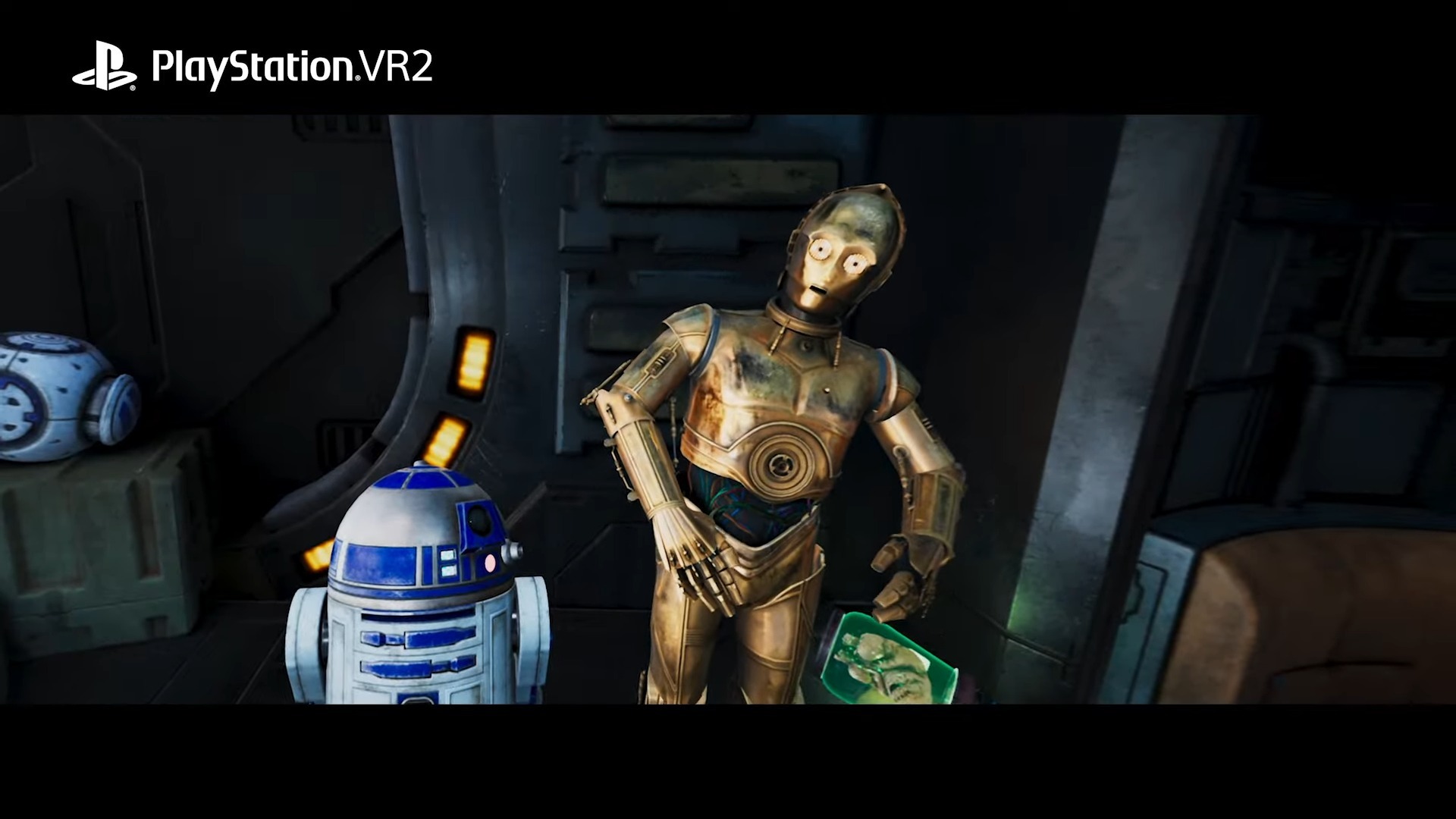 The iconic duo of R2D2 and C3P0 in Star Wars: Tales from the Galaxy's Edge