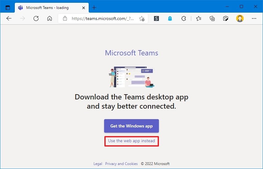 Microsoft Teams web version