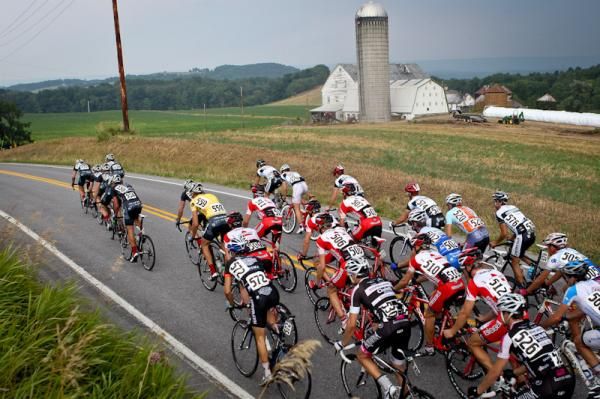 Nice farmlands along today's route.