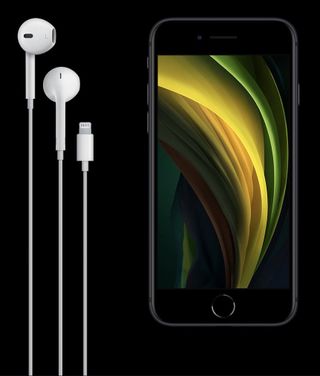 iPhone SE with EarPods