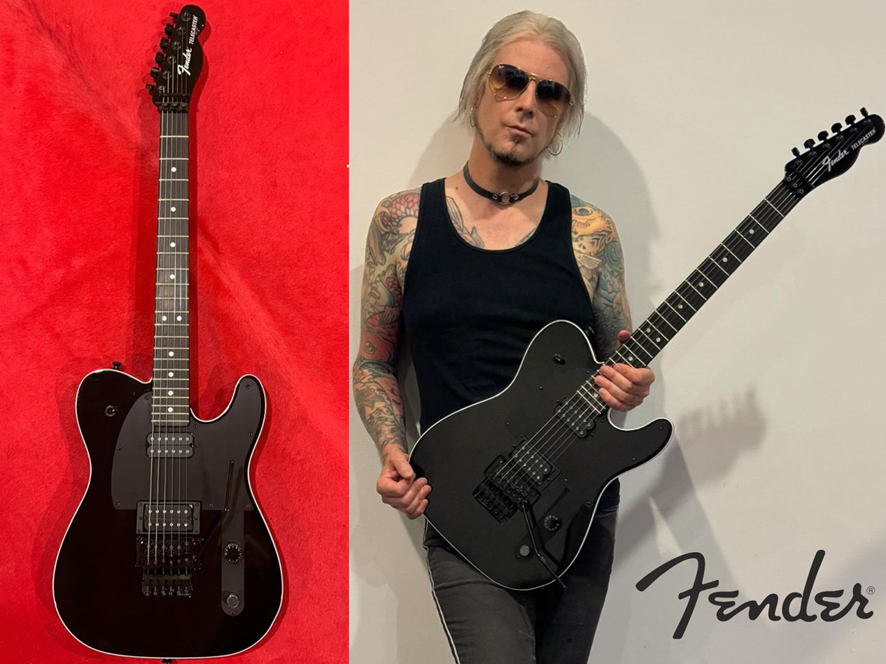 John 5 with his Fender Phantom custom