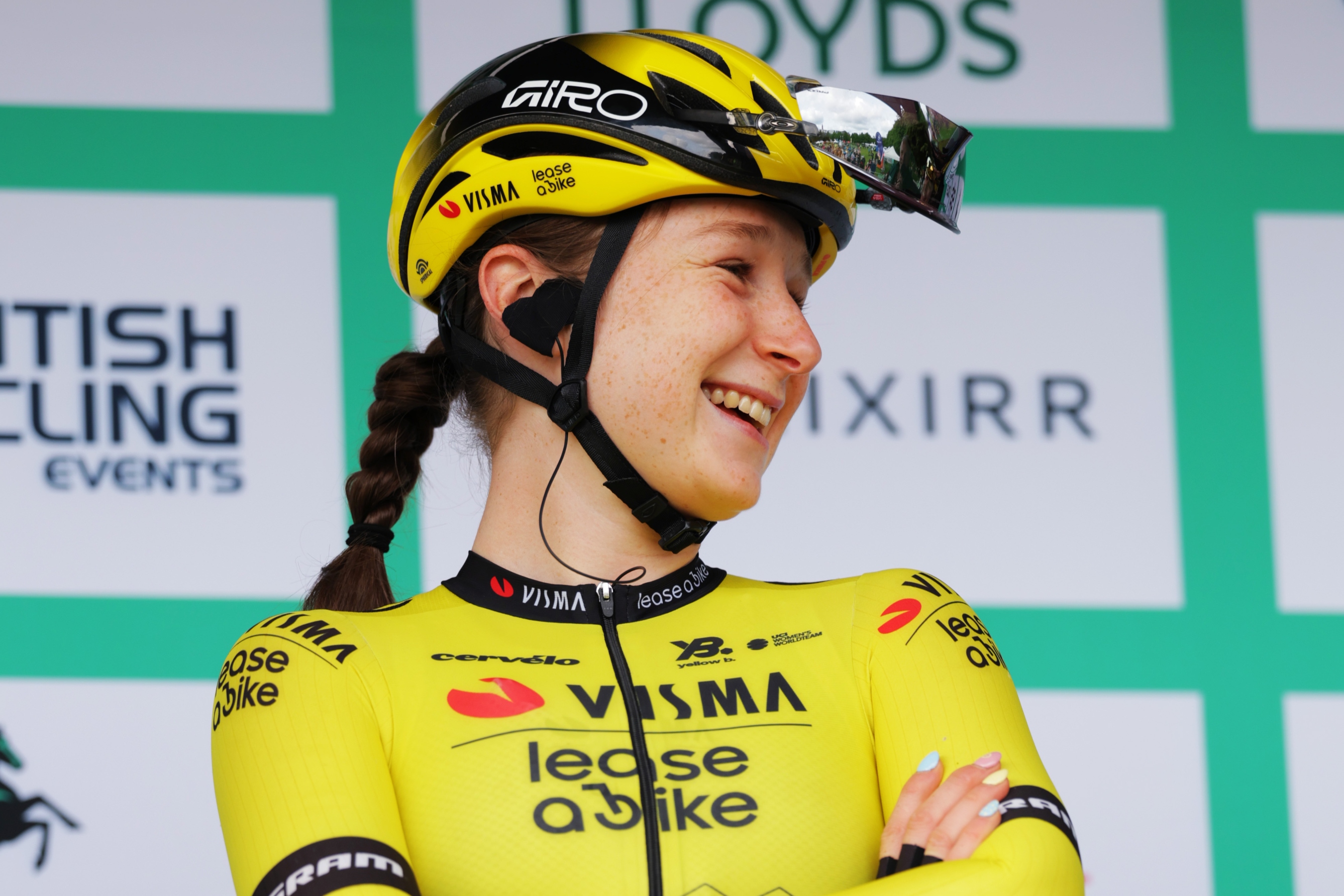 Imogen Wolff at the Tour of Britain Women 2025