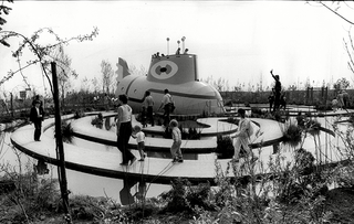 The Beatles Maze at the 1984 National Garden Festival in Liverpool