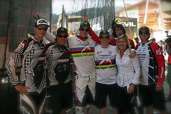 The Santa Cruz Syndicate team's top downhillers