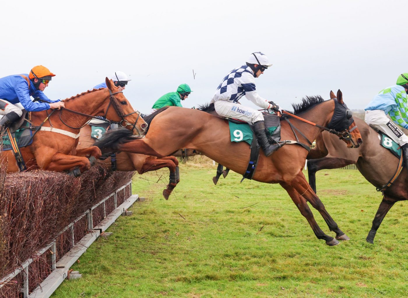 OVERWORKDUNDERPAID ridden by George Chatterton wins at the Ratcheugh Racing Club @ Alnwick 12/12/21 Photograph by Grossick Racing Photography 0771 046 1723