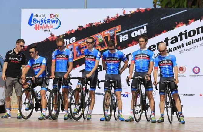 The Garmin-Sharp team at the Tour de Langkawi