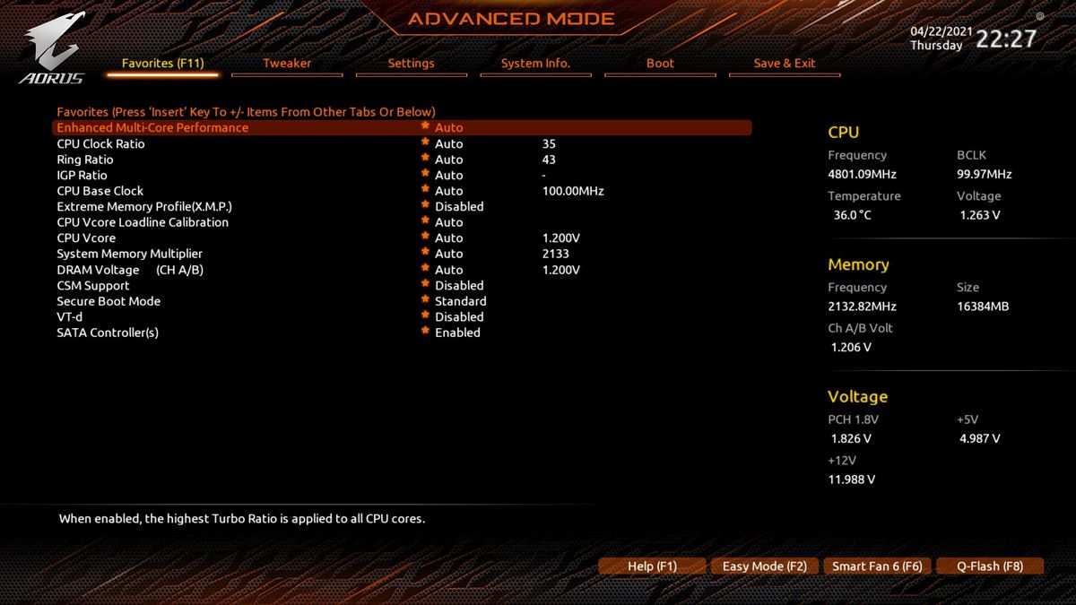 Gigabyte Z590 Aorus Pro AX