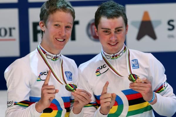 The Australian boys have been at it again... winning gold in the Madison.