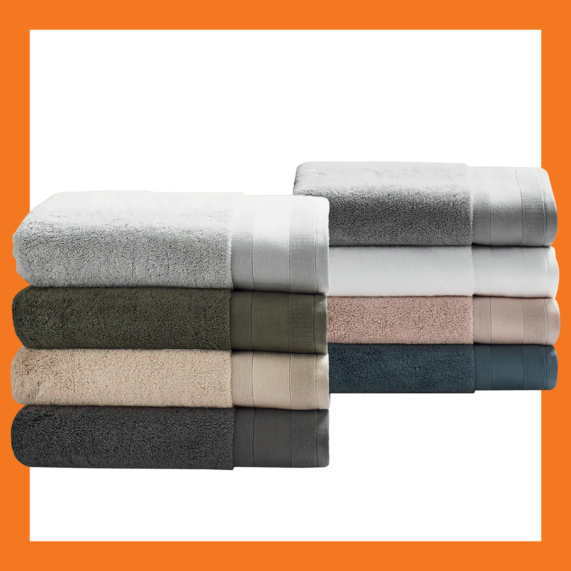 stacks of towels