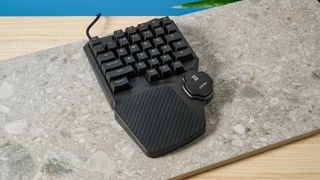 Photograph of the Lemokey X0 gaming keypad