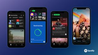 Spotify's new home page