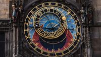 An astronomical clock in the Czech Republic