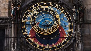 An astronomical clock in the Czech Republic