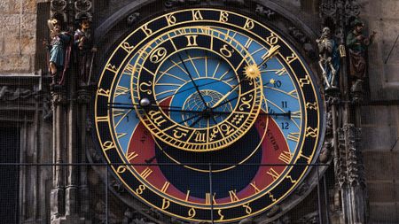 An astronomical clock in the Czech Republic