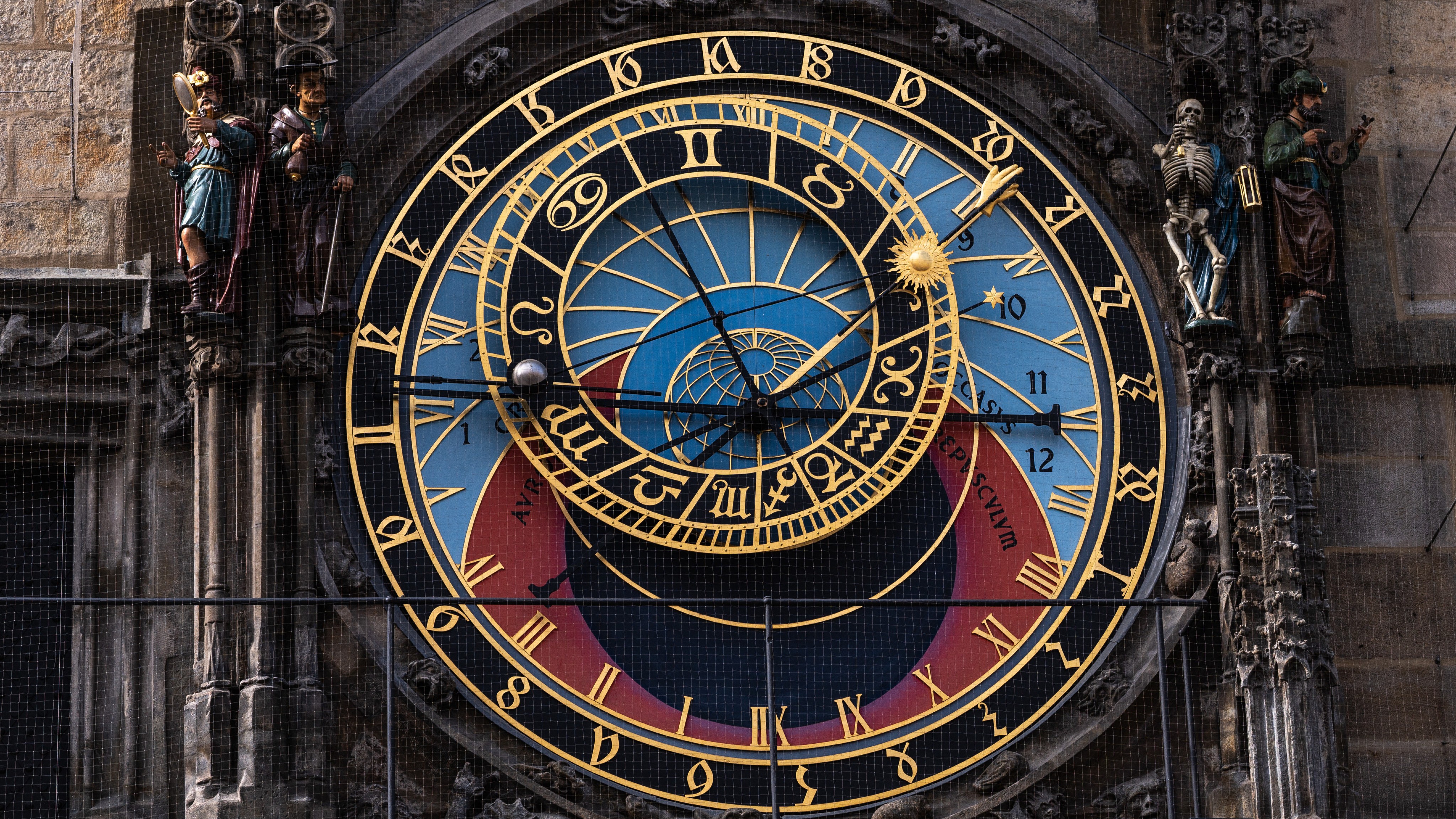 An astronomical clock in the Czech Republic