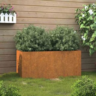 vidaXL Planter 62x40x39 cm Corten Steel