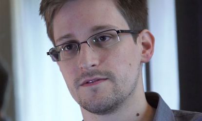 Seen here in a handout photo provided by The Guardian, NSA whistleblower Edward Snowden left Hong Kong for Russia on Sunday after extradition attempts failed.