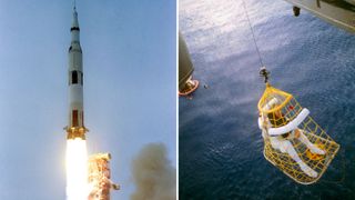 Apollo 13's splash landing