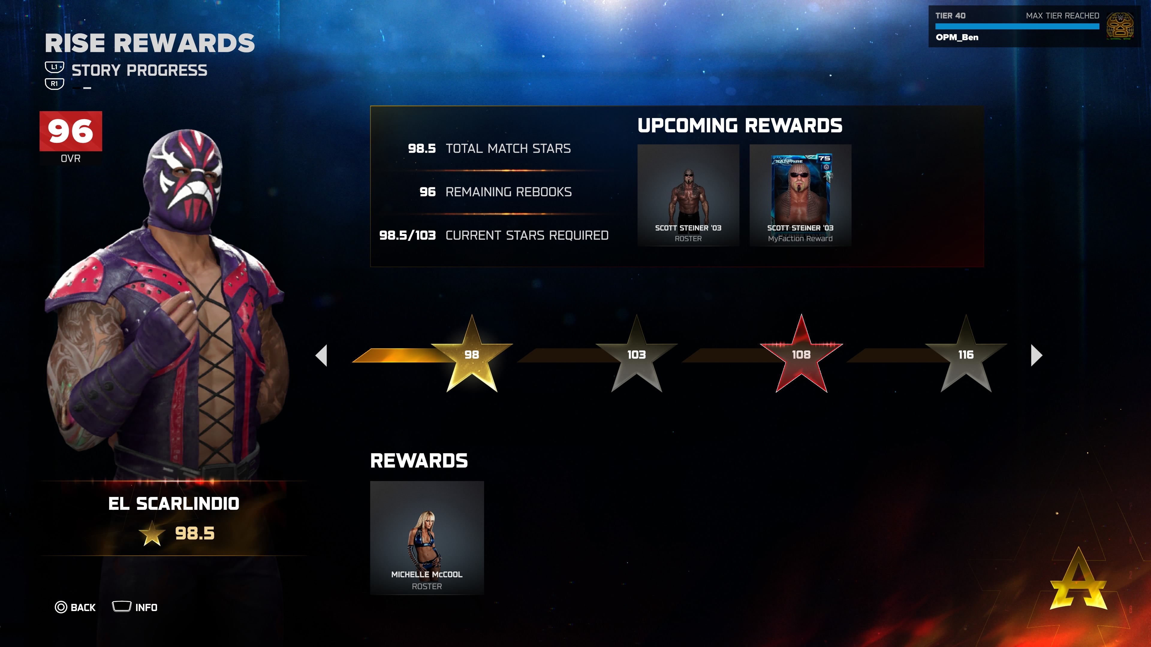 WWE 2K26 Live Event rewards include Michelle McCool