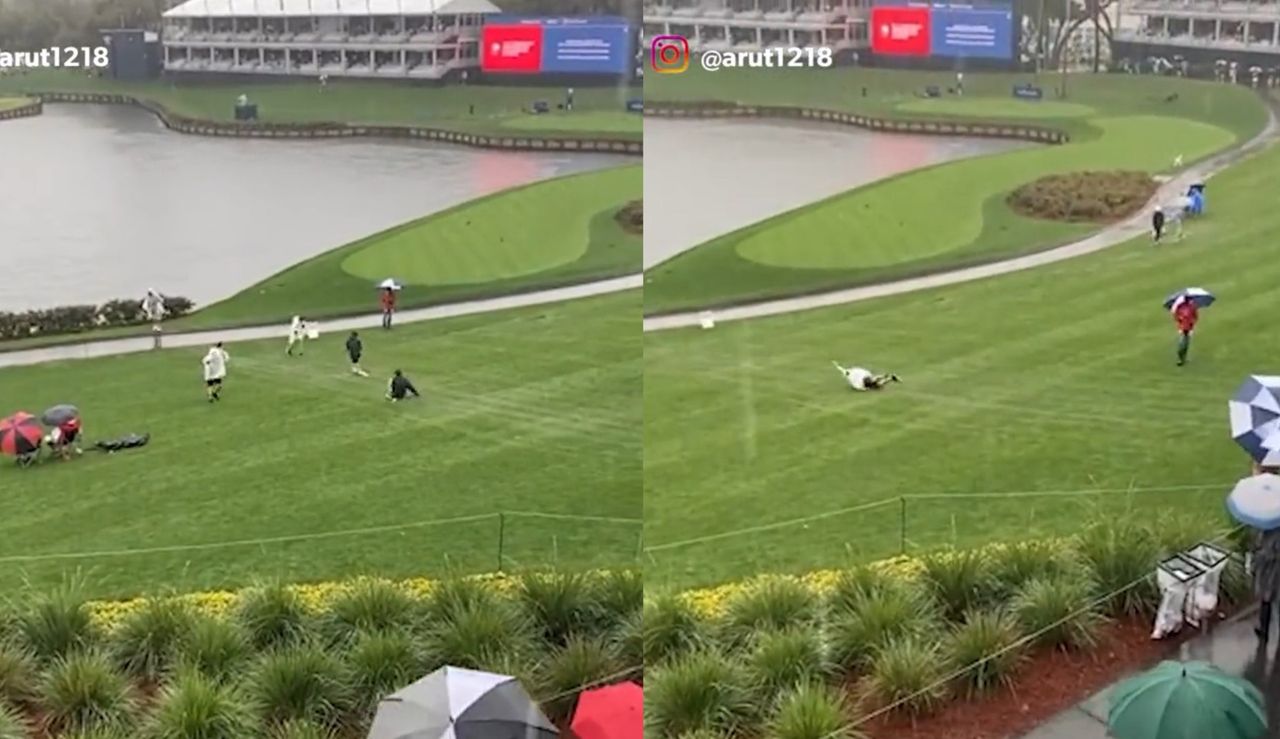 Fans slide down 17th